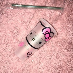 PINK Hello kitty reusable cup